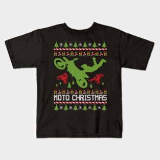 MOTO CHRISTMAS Kids T-Shirt